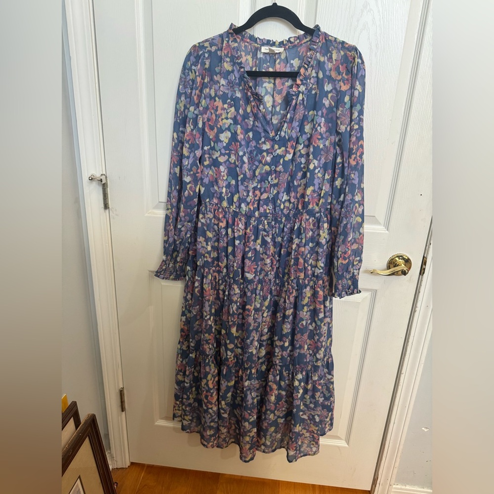 beachlunchlounge Multicolor Floral Long Sleeve Dress